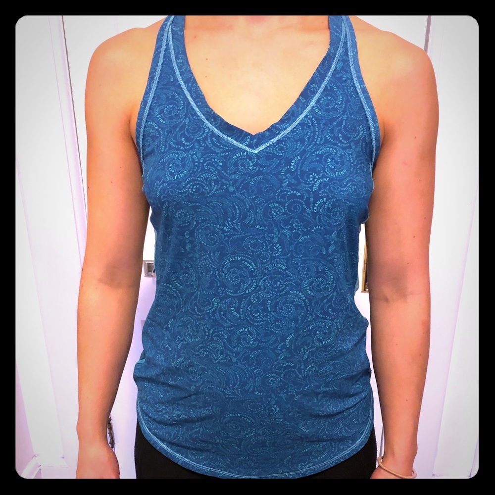 Lululemon green tank top